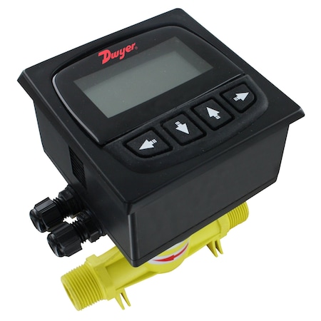Dwyer Instruments Digital Flow Meter, 0100 LMin DFM-56100-V-DLA2